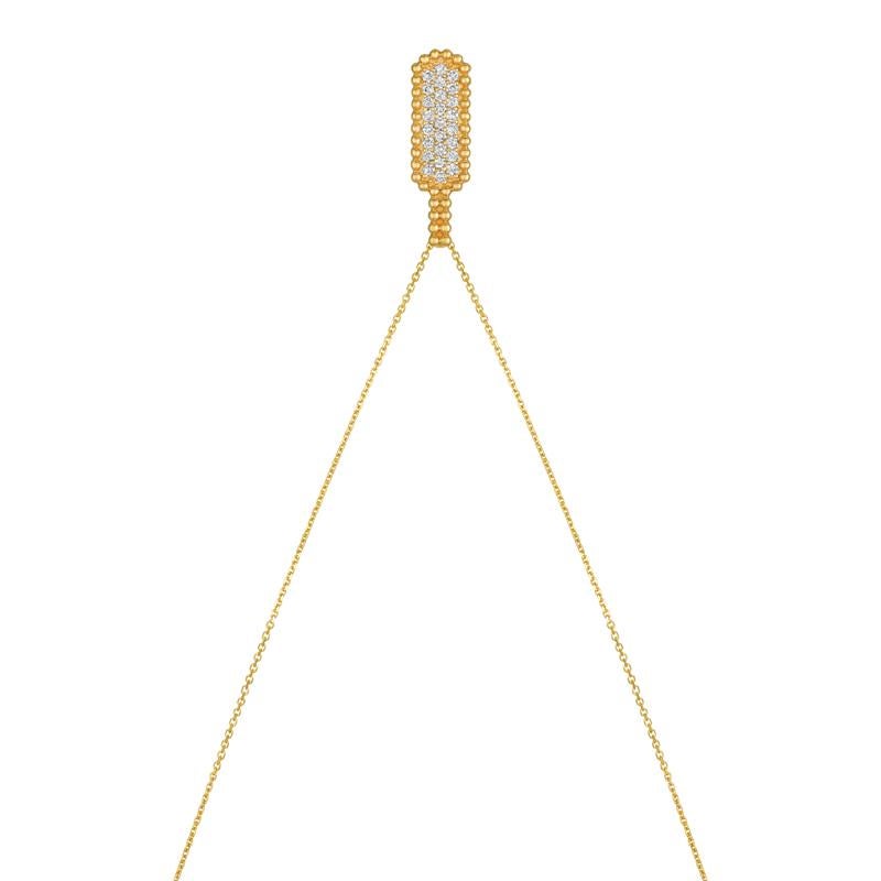 Contemporary 0.50 Carat Natural Diamond Necklace 14 Karat Yellow Gold G SI Bubble Collection For Sale