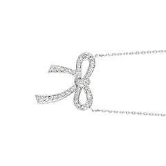 0,50 Karat natürlicher Diamant Halskette Anhänger 14 Karat Weißgold G SI Kette