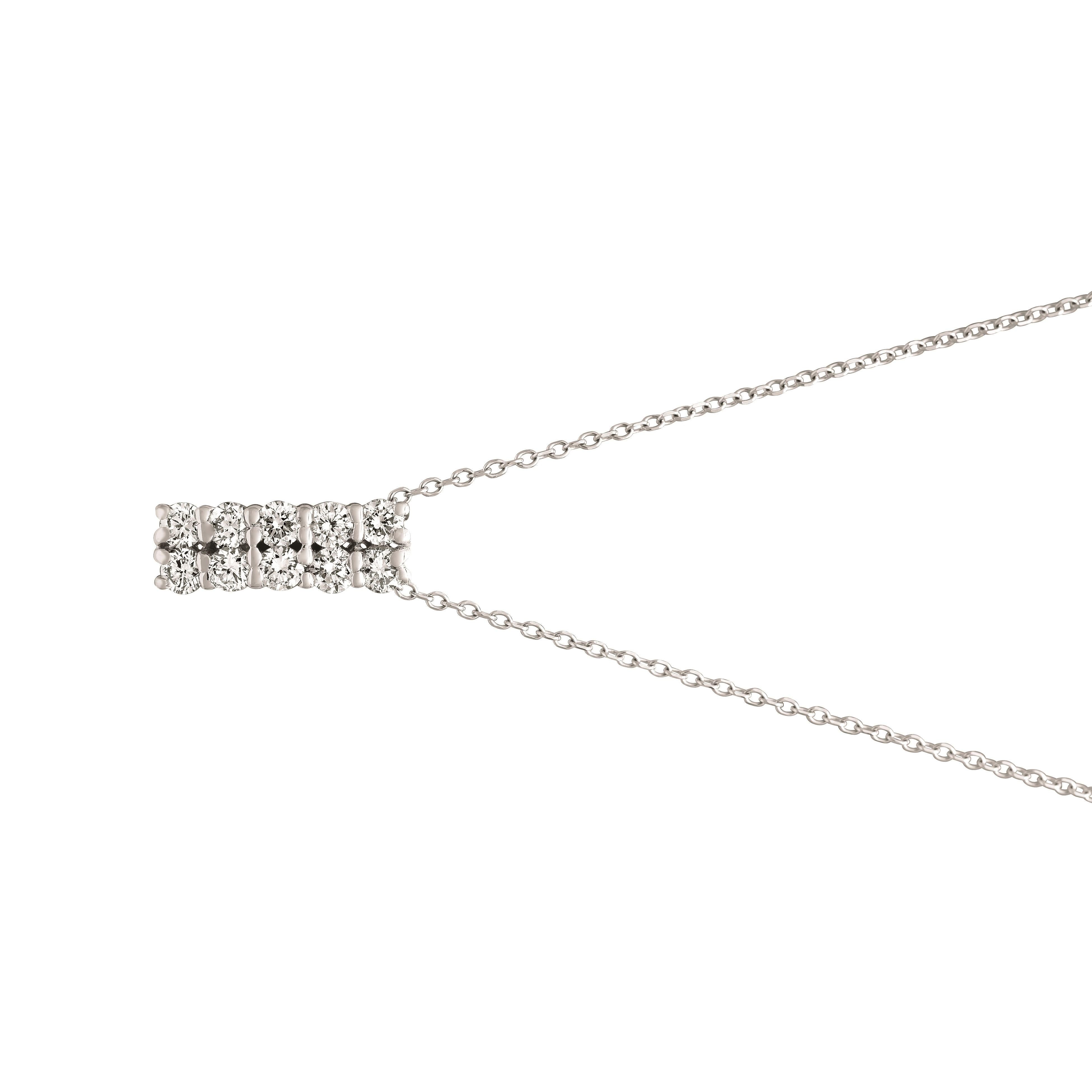Collana a 2 file di diamanti naturali da 0,51 carati in oro bianco 14K G SI con catena da 18 pollici

100% Diamanti naturali, non migliorati in alcun modo Collana di diamanti a taglio rotondo
0,51CT
G-H
SI
Oro bianco 14K, stile Prong, 2,2 grammi
1/2