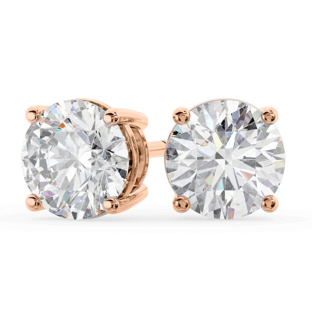 Each Stone is 0.25 carat which makes the total of 0.50 carat. The quality of the diamonds are F color with SI clarity. The classic round cut diamond stud earrings comes in three different settings. The first and second pictures are four prongs, the