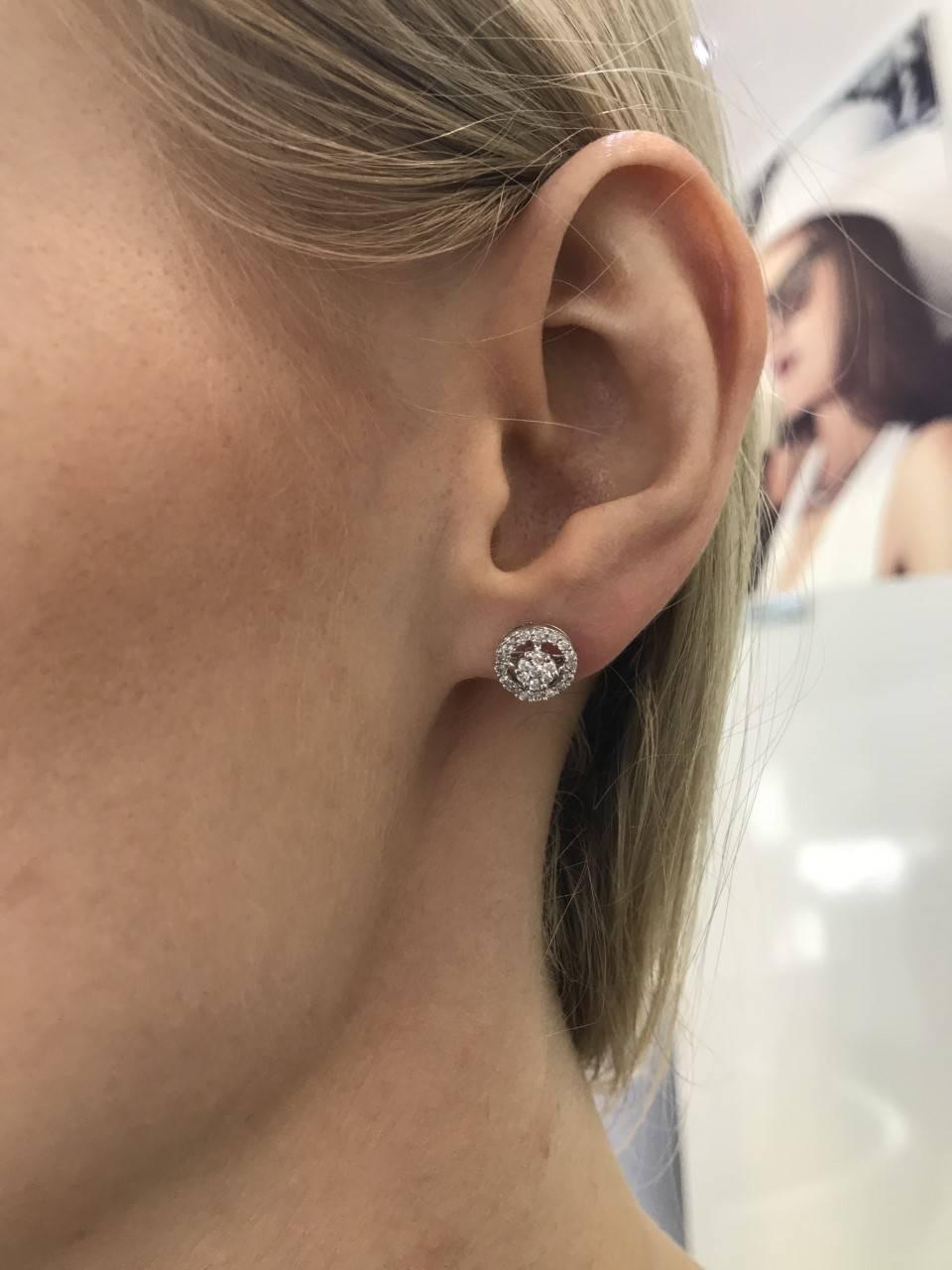 0.50 carat diamond earrings