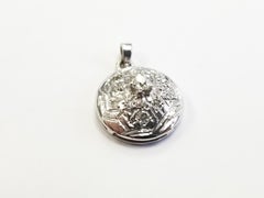 0.50 Carat Round Shape Old Mine Cut Diamond Pendant