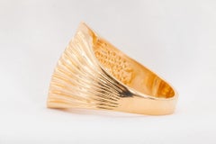 0.50 Carat Total Diamonds in 14k Yellow Gold Vintage Ring