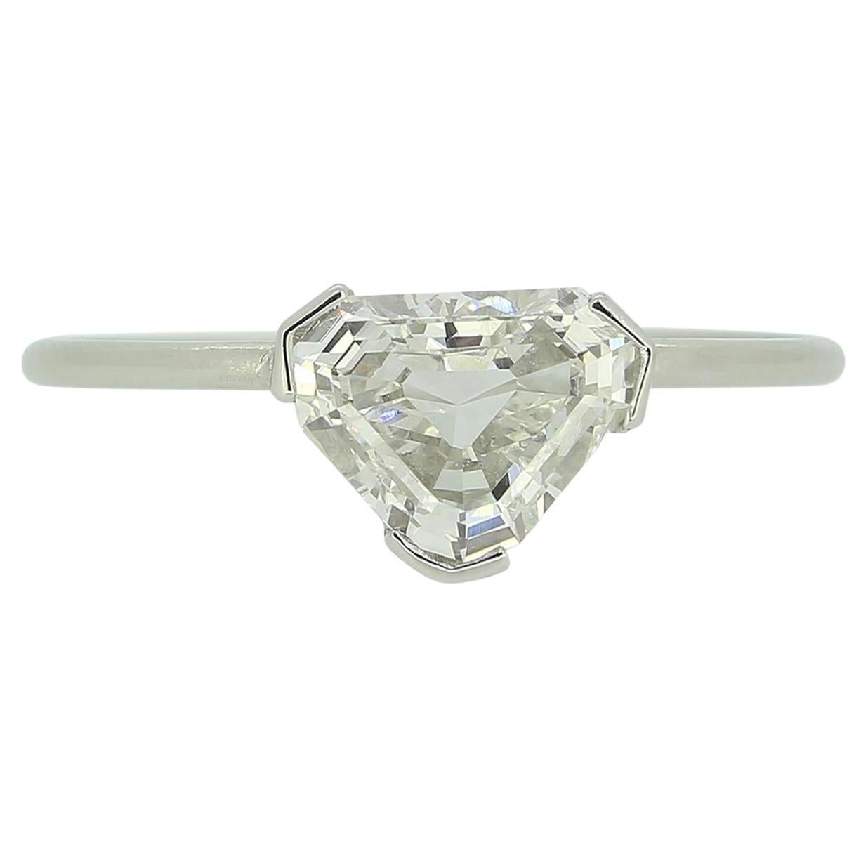 0.50 Carat Trilliant Diamond Solitaire Ring