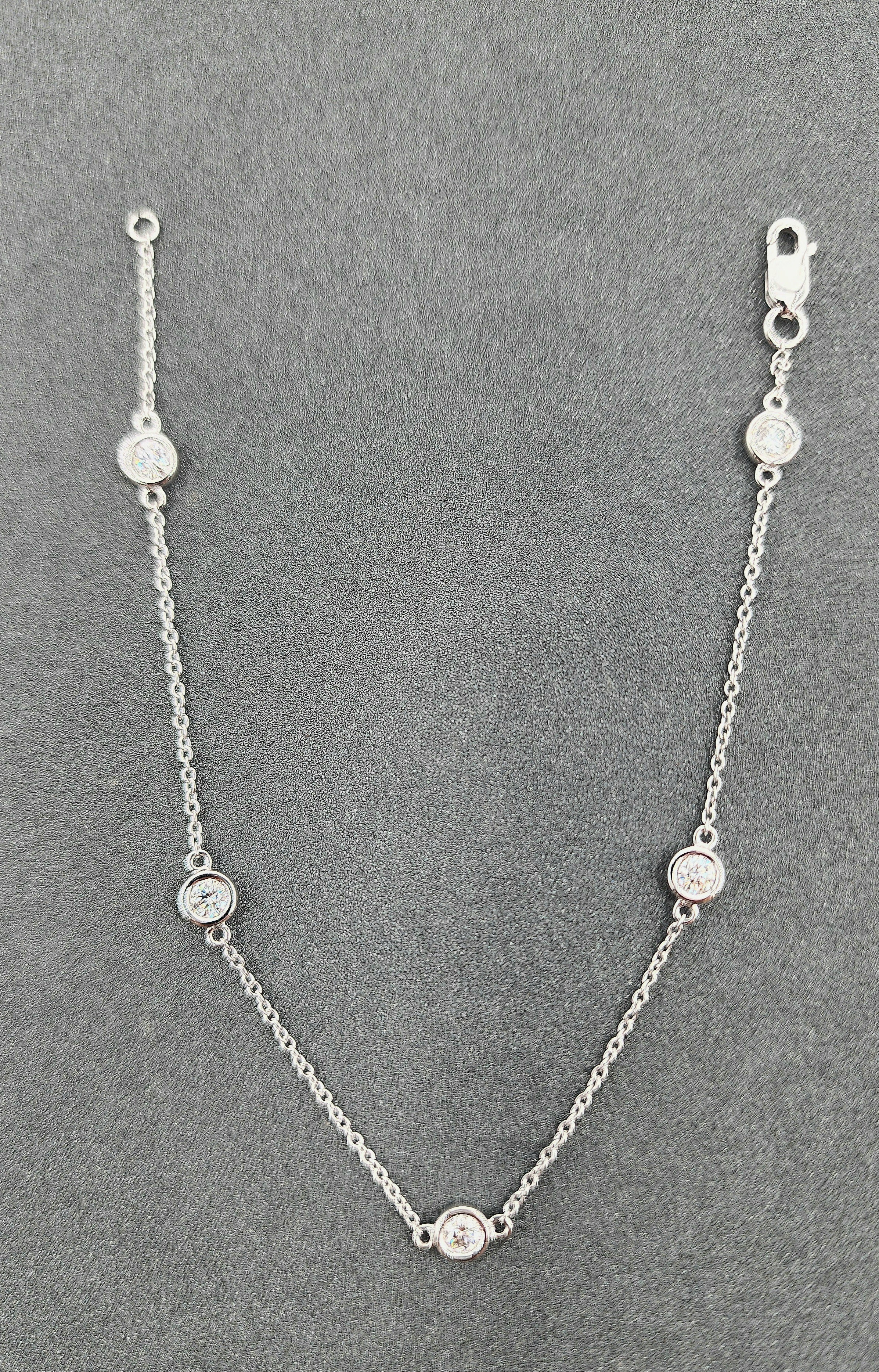 Bracciale con diamante da 0.50 carati in vendita