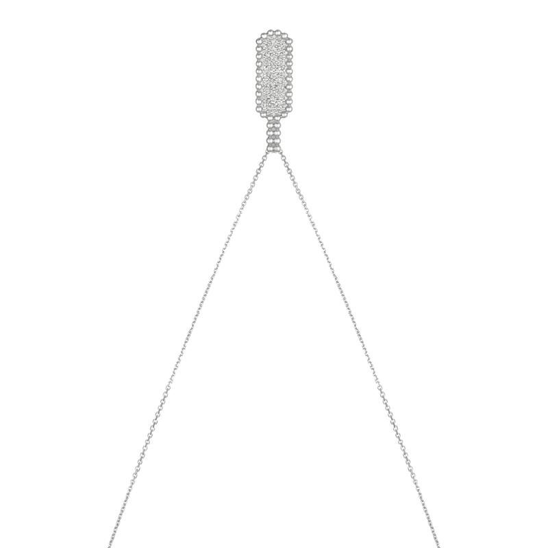 0,50 quilates de diamante natural collar de etiqueta de perro 14 quilates de oro blanco G SI Contemporáneo en venta