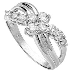 0.50 Ct Natural White Diamonds Ring