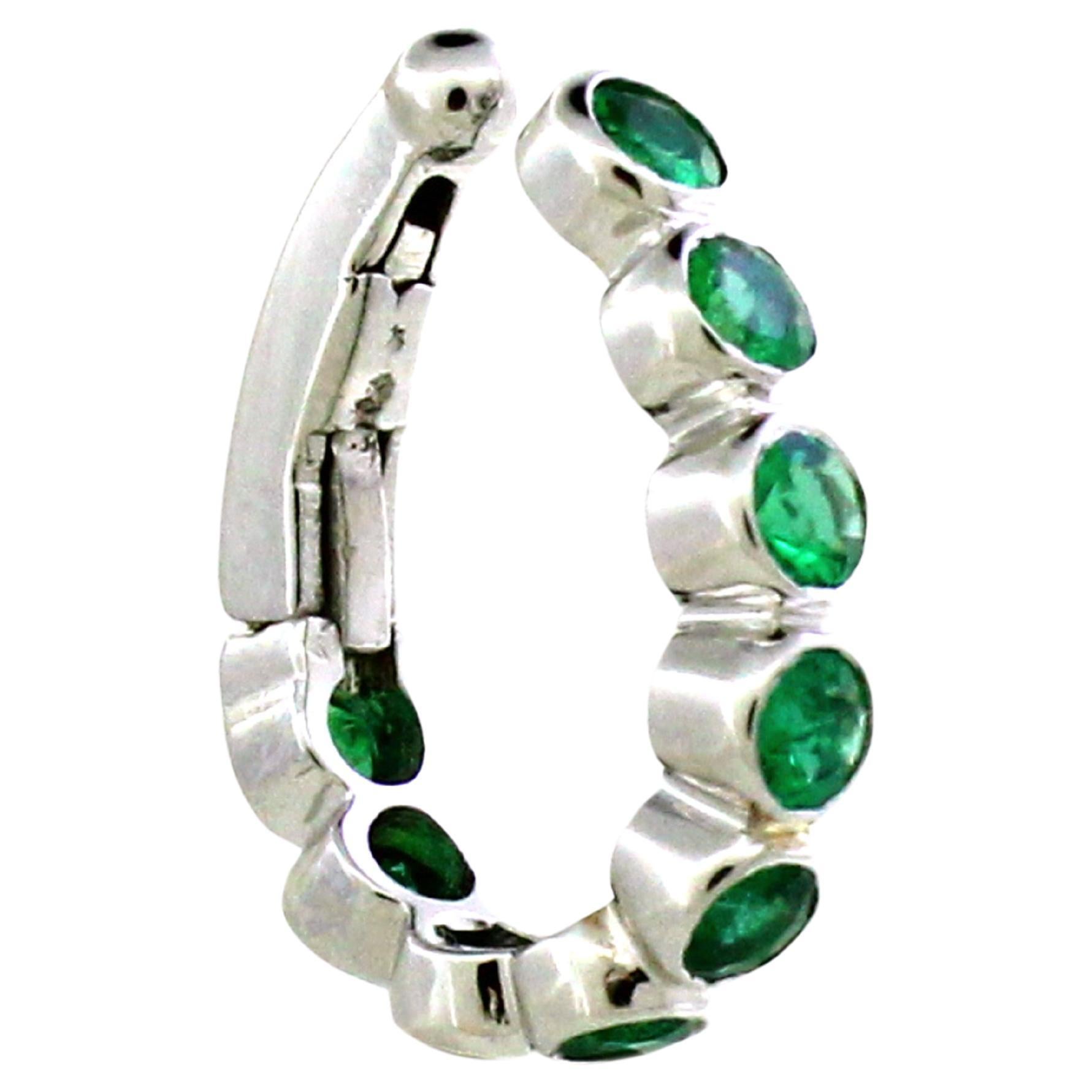0.50 cts of Emerald Clip-on-earrings For Sale