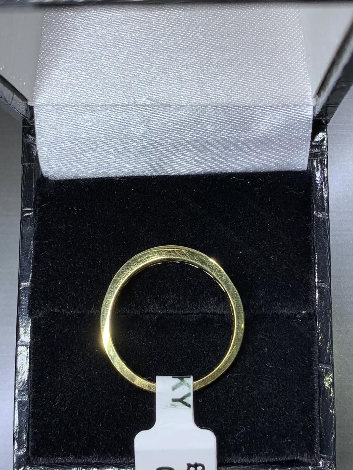 0,50 ct Baguette diamante anillo de compromiso grueso 18 ct oro amarillo Corte baguette en venta