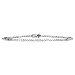 Used 0.50ct DIAMOND Tennis BRACELET IN 9CT WHITE Gold