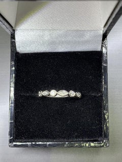 0.50ct Marquise And Round Diamond Engagement Wedding Ring Band In 18k White Gold