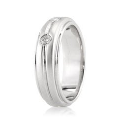 0.50ct Round Brilliant Cut Diamond Men's Wedding Band
