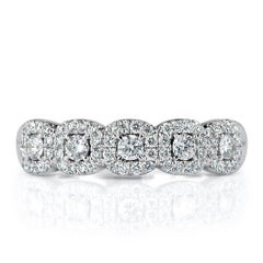 0.50ct Round Brilliant Cut Diamond Ring in 14k White Gold