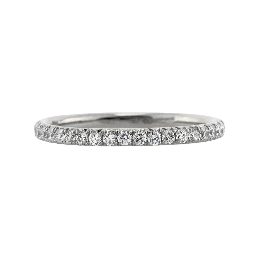 0.50ct Round Brilliant Cut Diamond Wedding Band in Platinum