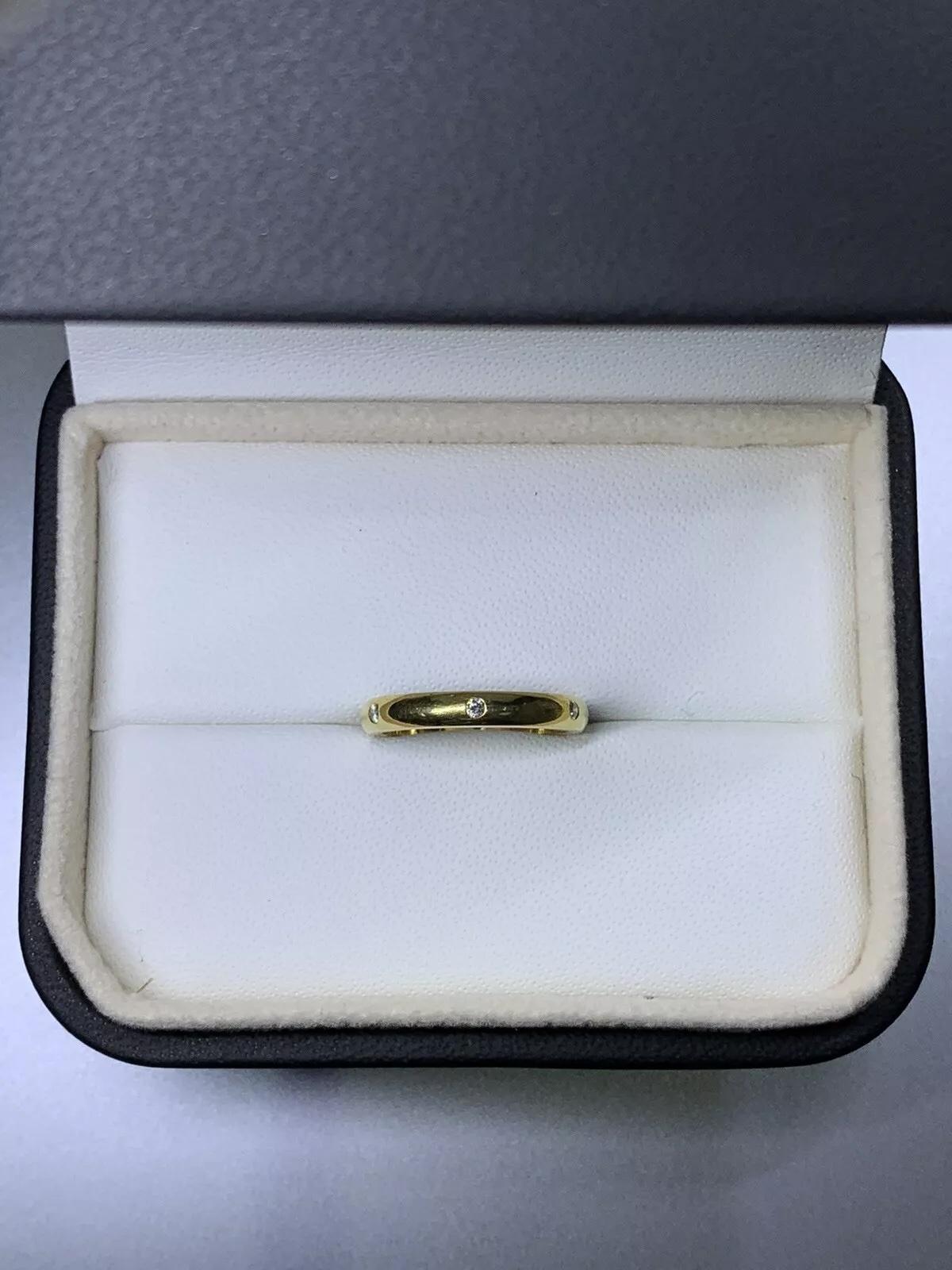 0.50ct Round diamond solitaire wedding ring 18ct yellow gold In New Condition For Sale In London, GB