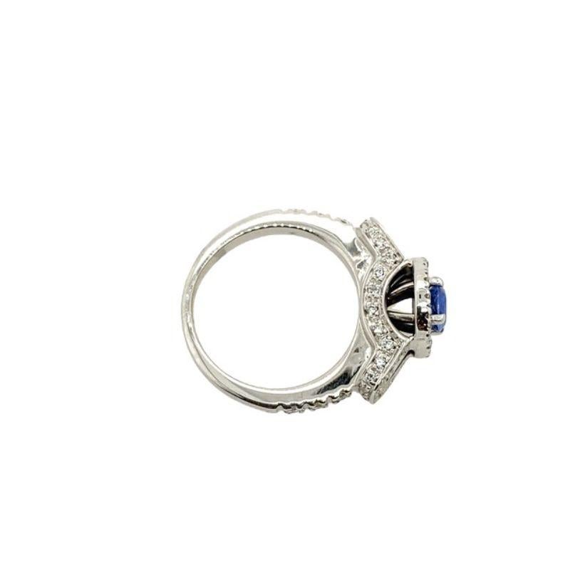 18ct White Gold 0.50ct Sapphire & Diamond Halo Ring Set With 0.50ct of Diamonds

Additional Information:
Total Diamond Weight: 0.50ct
Diamond Colour: G
Diamond Clarity: Si
Width of Band: 2.4mm
Length of Head: 18.2mm
Width of Head: 9.8mm
Total