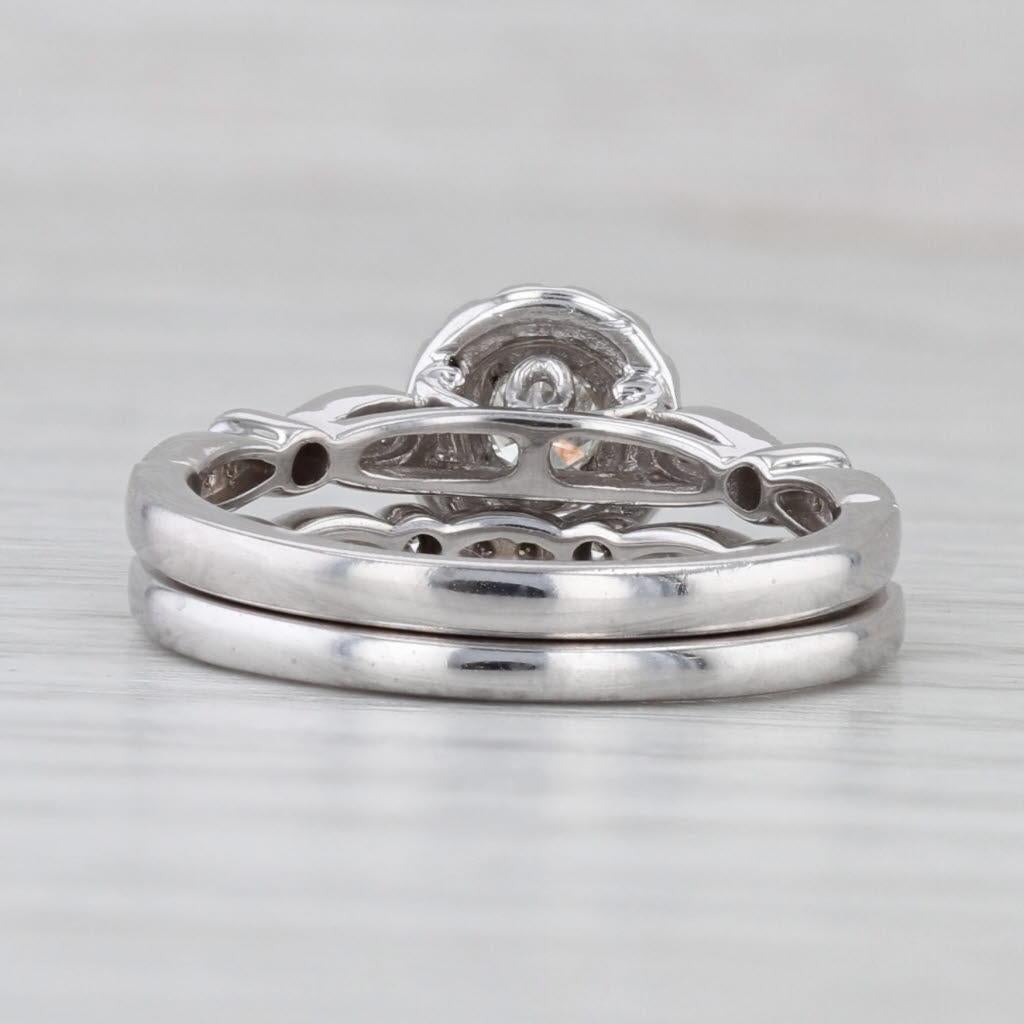 Taglio rotondo Anello di fidanzamento con diamante di 0,50 ct. in vendita