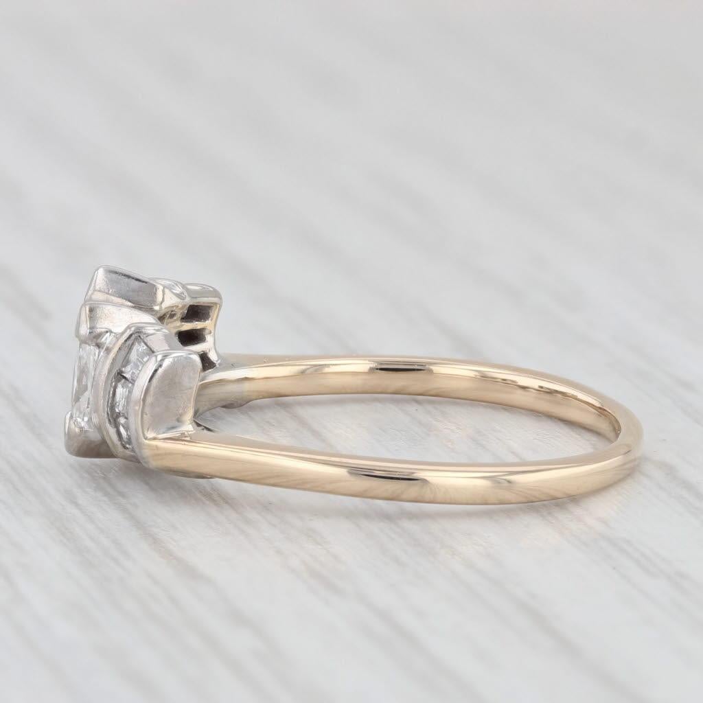 Women's 0.50ctw Diamond Ring Guard Enhancer Wedding Bridal 14k Gold Size 8.5 For Sale