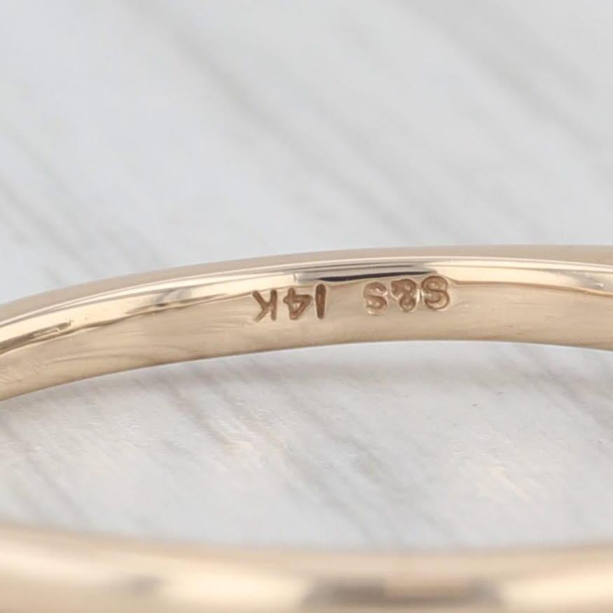 0.50ctw Diamond Ring Guard Enhancer Wedding Bridal 14k Gold Size 8.5 1