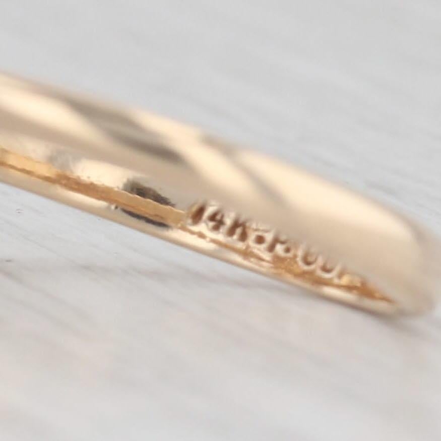 Bague étoile de diamants 0,50 carat en or jaune 14 carats taille 6,75 en vente 3