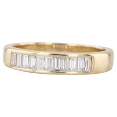 0.50ctw Diamond Wedding Band 18k Yellow Gold Size 6.25 Ring