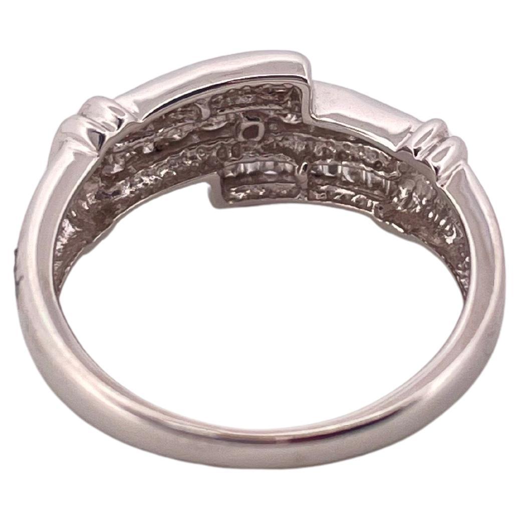 0,50ctw I/J SI2 Diamant Band Set in 14K Weißgold (Zeitgenössisch) im Angebot