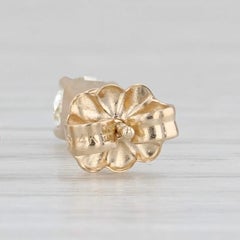 0.50ctw Round Diamond Solitaire Stud Earrings 14k Yellow Gold