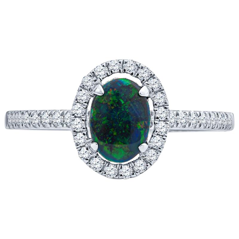Blue Opal- white Gold&diamonds main image 0