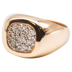 0.51 Carat Pink Gold Diamond Ring
