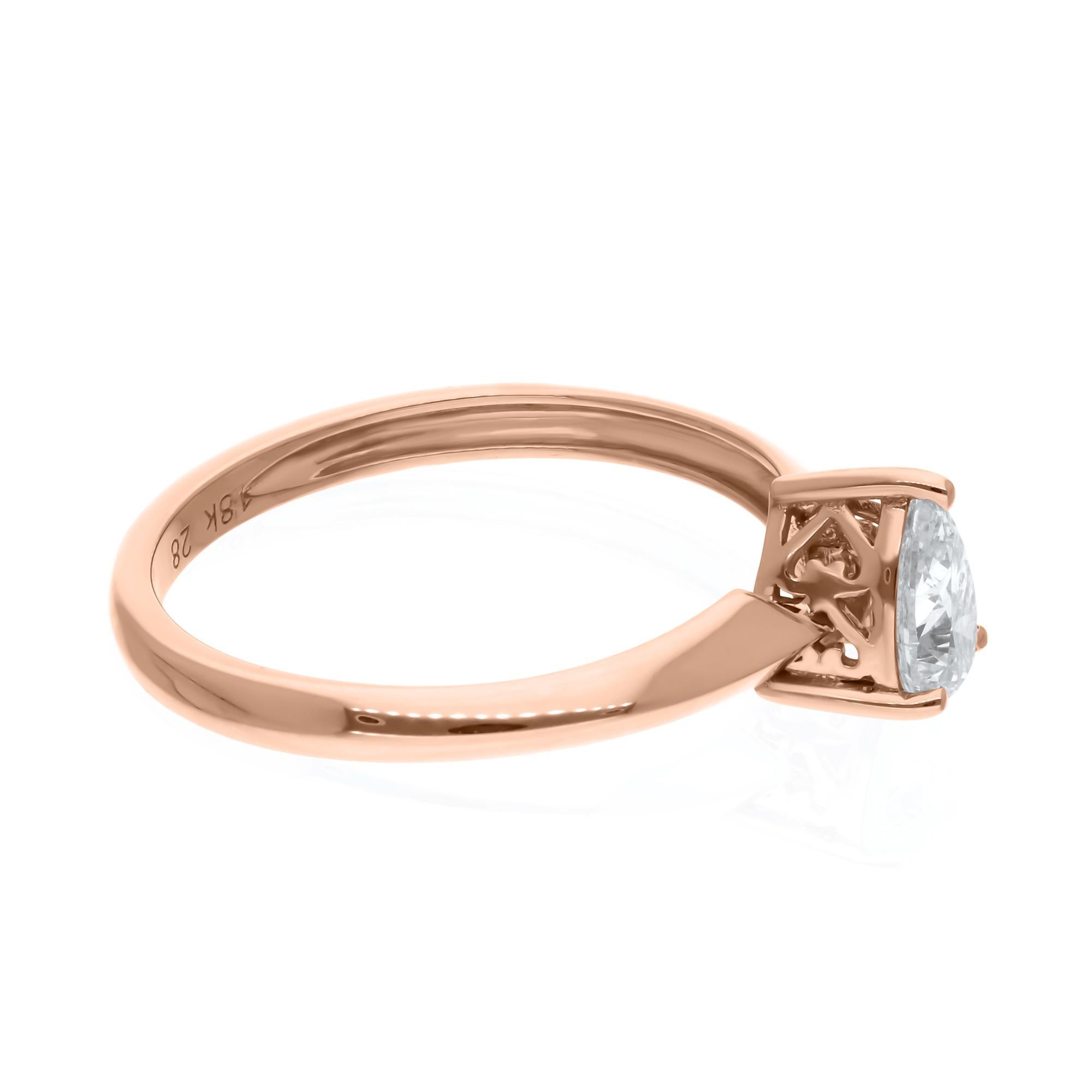 Cast from 18-karat gold, these exquisite ring is handset with 0.51 carats of sparkling diamonds.

The ring is a size 7 and may be resized to larger or smaller upon request. FOLLOW SPECTRUM JEWELS storefront to view the latest collection & exclusive