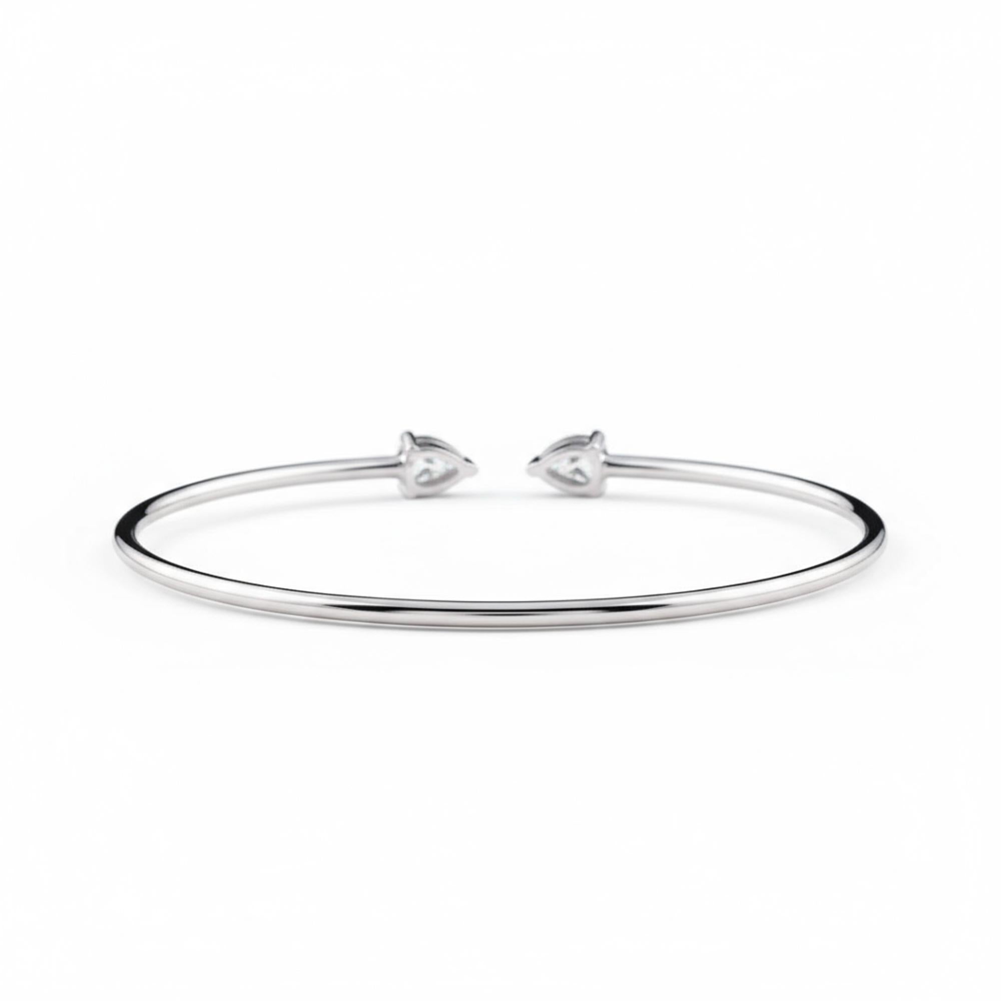 0,51 carati SI/H Pear Diamond Cuff Bangle Bracelet Gioielli in oro bianco 18 carati

Dettagli

Codice articolo :- SEB-61246
Peso lordo :- 3.62 gm
Oro bianco 18k Peso :- 3,52 gm
Peso del diamante naturale :- 0.51 carati.  (DIAMANTE DI PUREZZA MEDIA