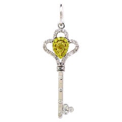 Pendentif en forme de clé de 0,51 carats