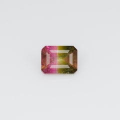 0.51 ct, Faceted bi-color tourmaline