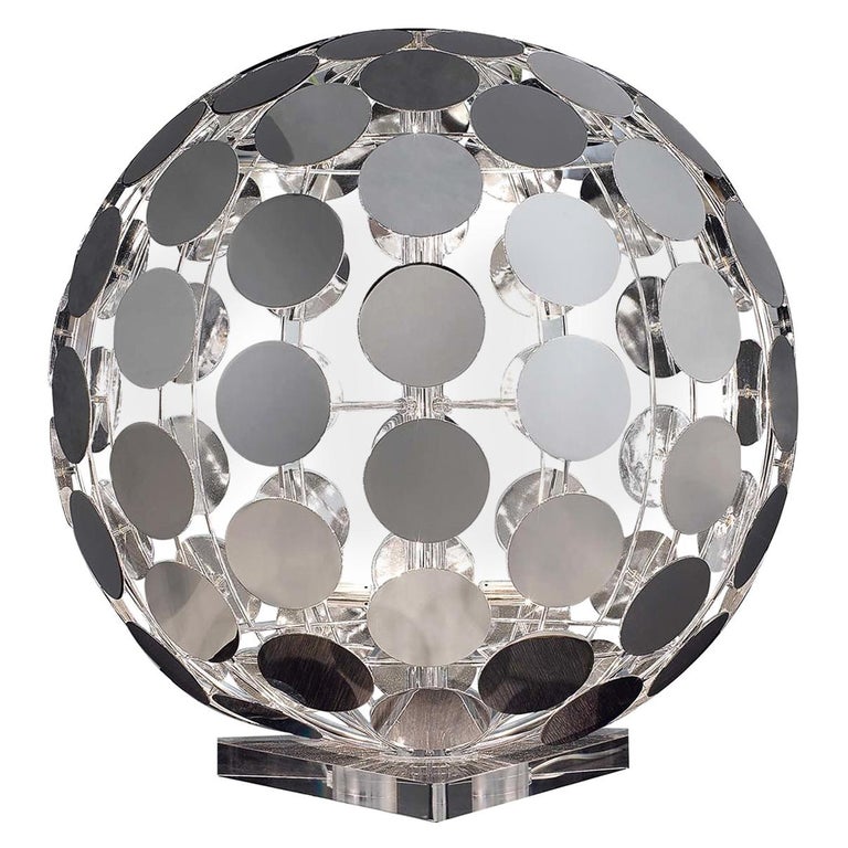 0512/LT60 Disco Ball Floor Lamp For Sale at 1stDibs