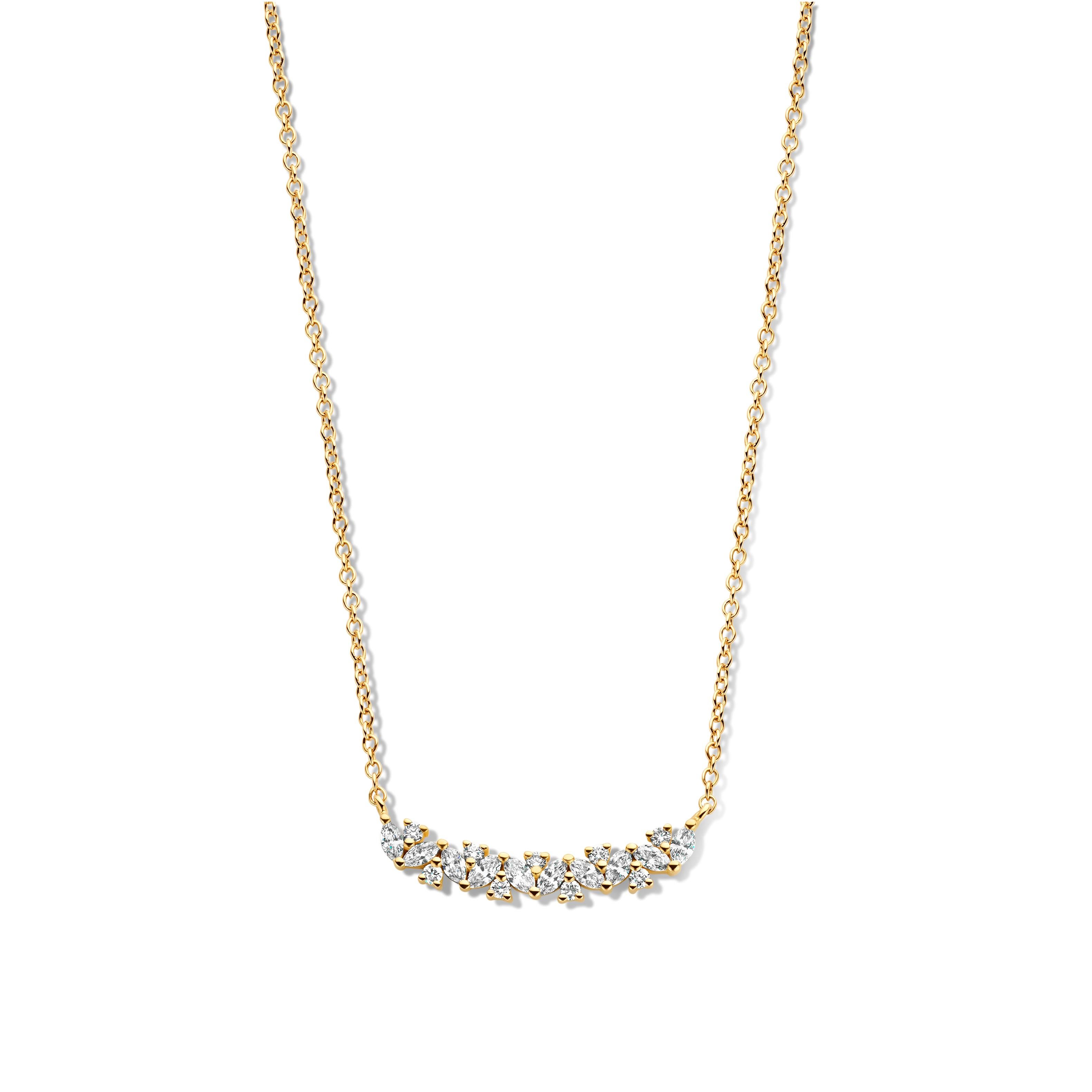 0,51ct Diamant-Halskette aus Roségold im Zustand „Neu“ im Angebot in GENT, BE