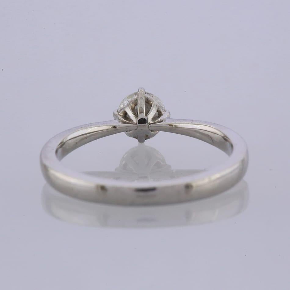 Brilliant Cut 0.52 Carat Diamond Solitaire Engagement Ring