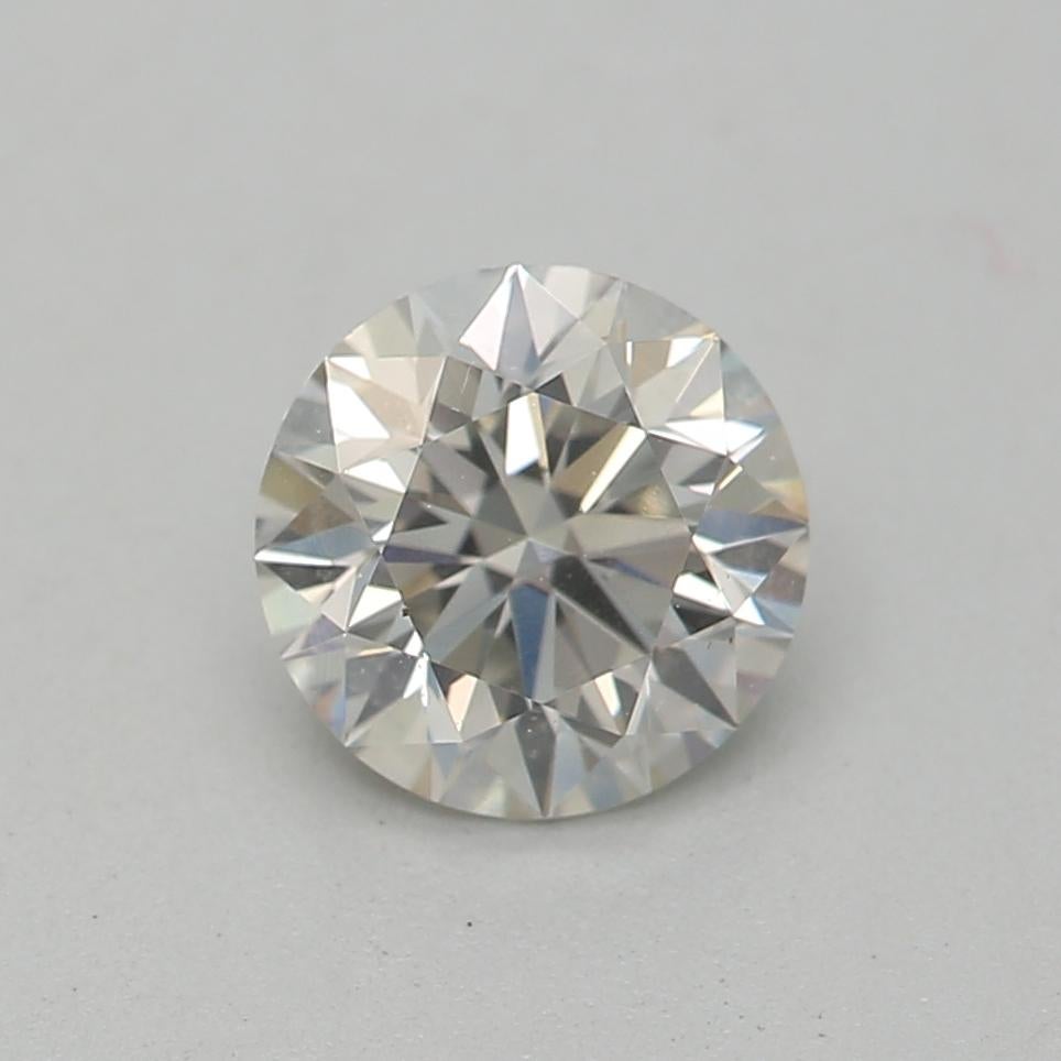 0.52 Carat Faint Gray Round cut diamond SI1 Clarity GIA Certified  For Sale 1