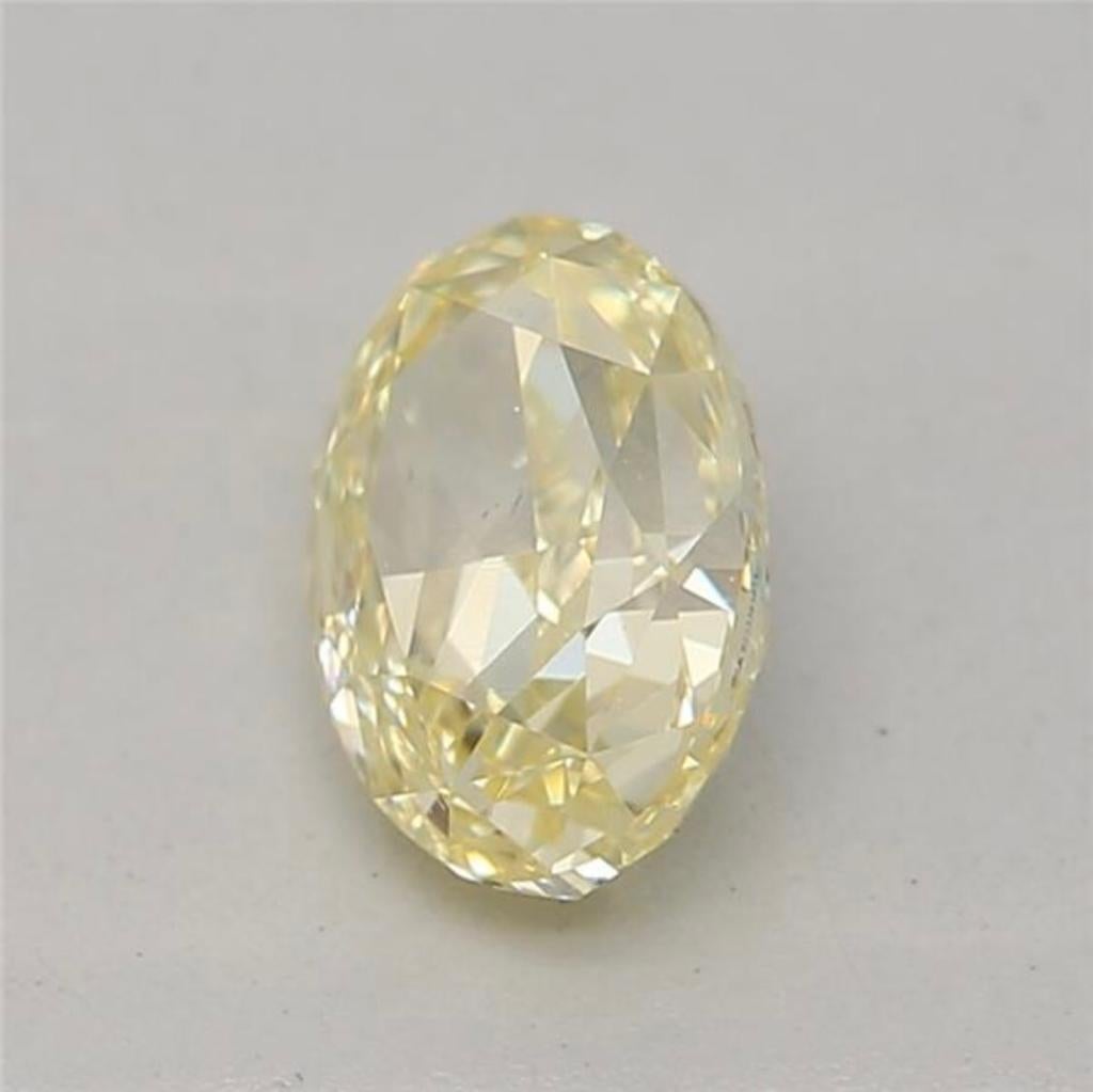 ***100% NATURAL FANCY COLOUR DIAMOND***

✪ Diamond Details ✪

➛ Shape: Oval
➛ Colour Grade: Fancy Yellow
➛ Carat: 0.52
➛ Clarity: SI1
➛ GIA Certified 

^FEATURES OF THE DIAMOND^

This 0.52-carat Fancy Yellow diamond is a stunning and distinctive