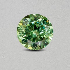 0.52 ct Horsetail Inclusion Russian Demantoid Garnet Loose Gemstone