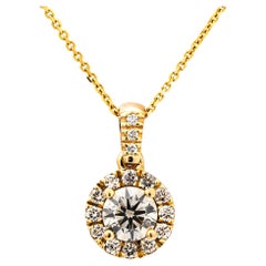 0.52 ct Natural Diamond Necklace and Pendant, No Reserve Price