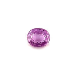 0.52ct Pink Purple Unheated Sapphire Oval Cut Rare Loose Gem