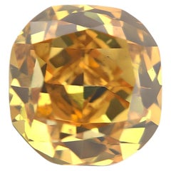 0.52ct Yellow Diamond - Natural Loose Fancy Deep Orange Yellow Color GIA VS2
