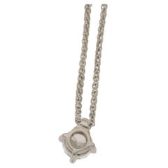 0.53 Carat Diamond Single Stone Pendant on Chain
