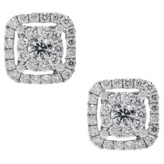 0.53 Carat Diamond Stud Earrings