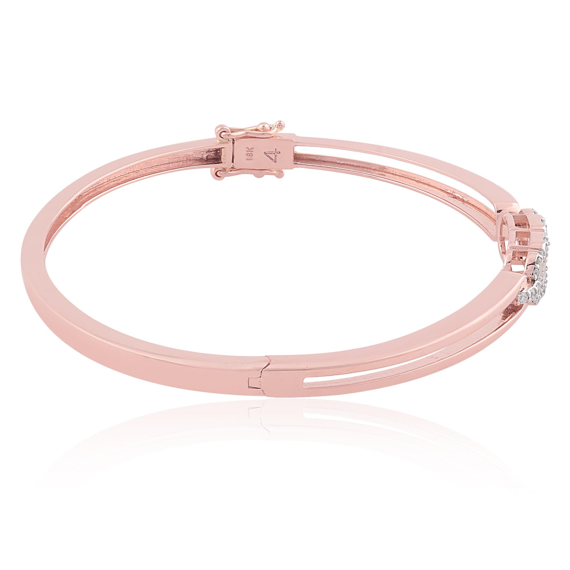 Item Code :- SEB-6101A
Gross Weight :- 11.10 gm
18k Rose Gold Weight :- 10.99 gm
Diamond Weight :- 0.53 Carat  ( AVERAGE DIAMOND CLARITY SI1-SI2 & COLOR H-I )

✦ Sizing
.....................
We can adjust most items to fit your sizing preferences.