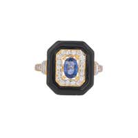 Pre-Raphaelite Enamel and Diamond Ring Depicting a Viking Maiden at 1stDibs