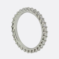 0.54 Carat Diamond Full Eternity Ring Size H 1/2