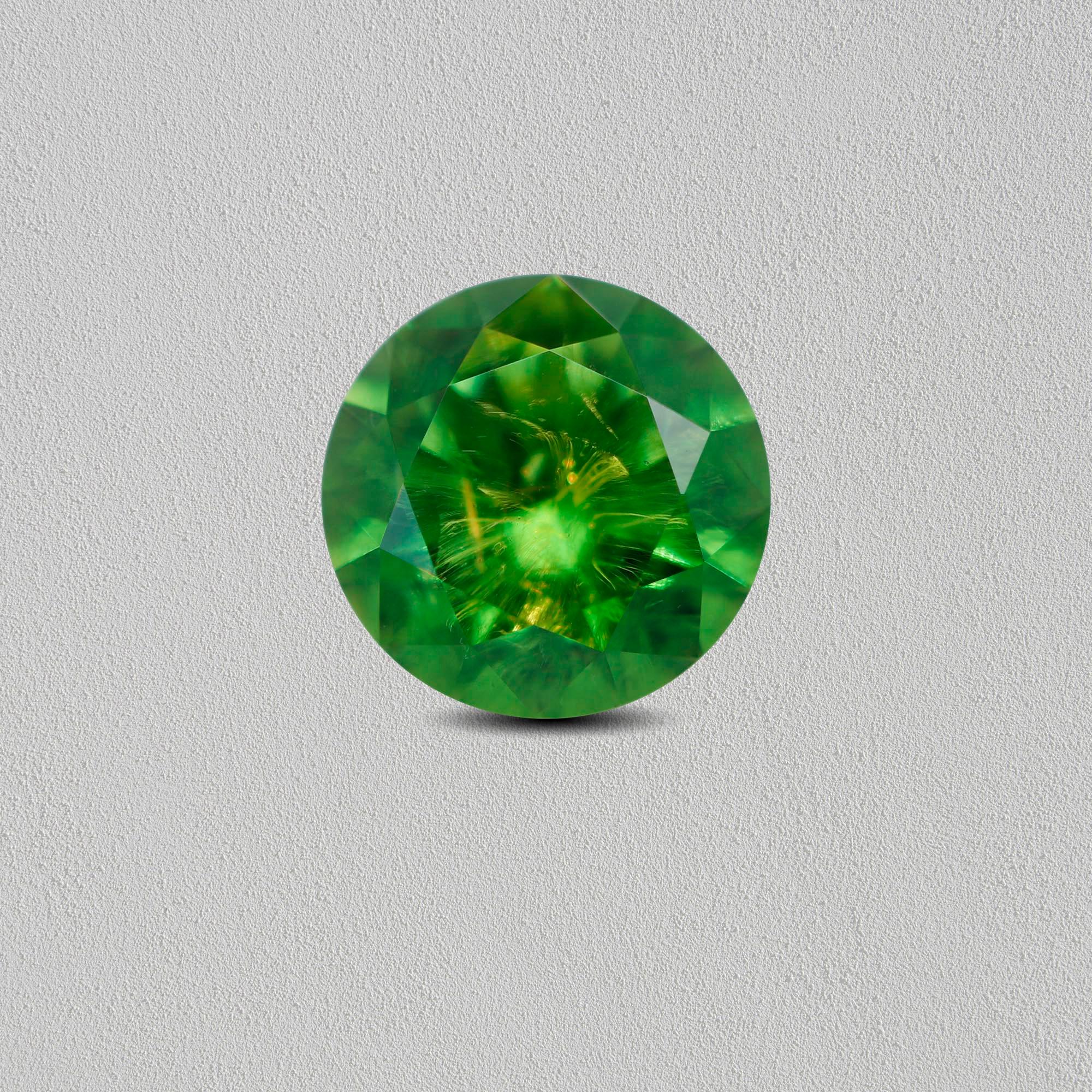 The Ural Mountains of Russia have long been recognized as the most important and consistent source of the rarest variety of Garnets, known as Demantoid. These unique gemstones are highly valued for their exceptional quality and brilliance, making
