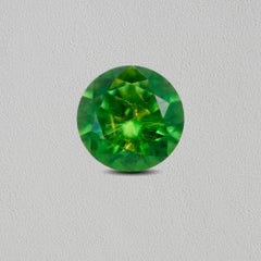 0.54 ct Horsetail Inclusion Russian Demantoid Garnet Loose Gemstone