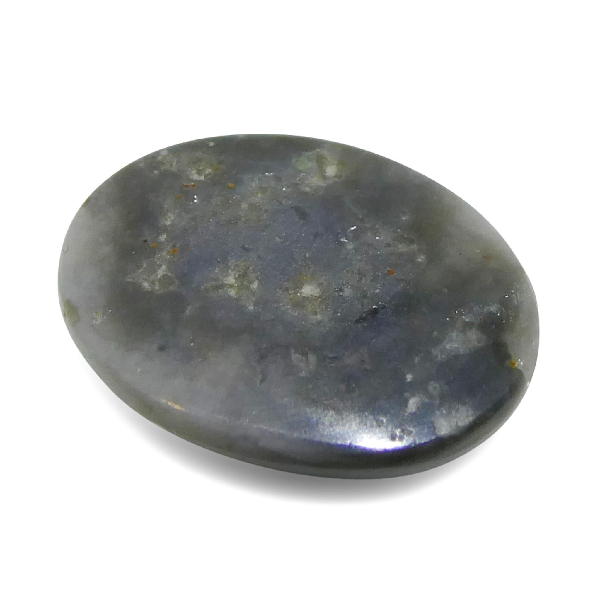 0.54ct Opale grigio ovale cabochon dall'Australia in vendita 5